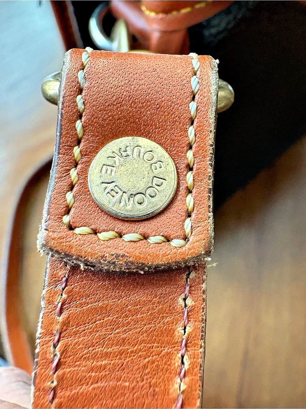Used - Dooney & Bourke All-Weather Leather Classic Briefcase Satchel - Picture 3 of 10